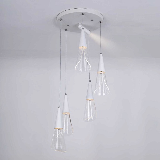 Подвесной светильник LED4U L7106-6 WТ изображение 4 Подвесной светильник LED4U L7106-6 WТ Фото № 4