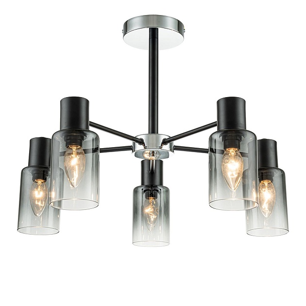 Потолочная люстра Escada Diversity 2120/5P Black изображение 5 Потолочная люстра Escada Diversity 2120/5P Black Фото № 5