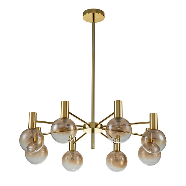 Подвесная люстра Indigo Collana 13015/8R Gold V000222 изображение 2 Подвесная люстра Indigo Collana 13015/8R Gold V000222 Фото № 2