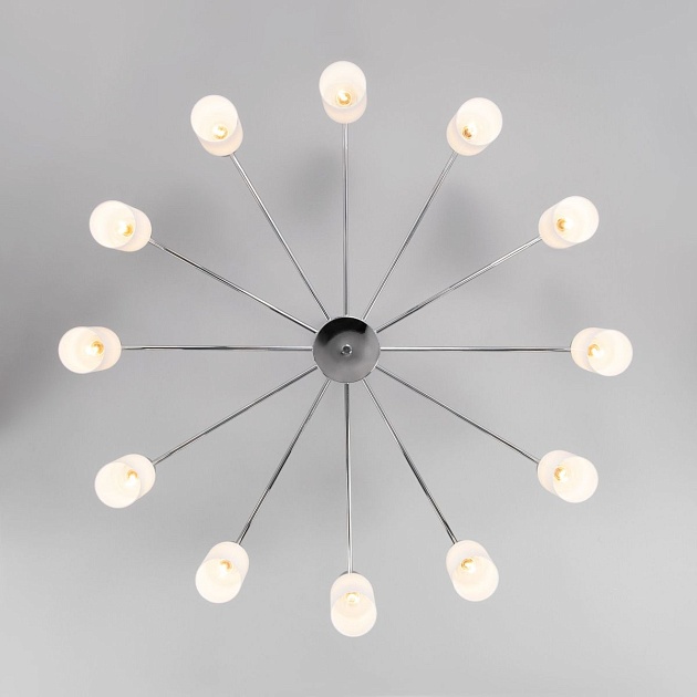 Потолочная люстра Eurosvet Vegga 70160/12 хром Smart Фото № 4