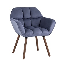 Кресло Stool Group Брайан замша синий BRUYNE HY-82