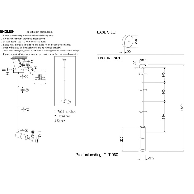 Плафон Crystal Lux CLT 060_00 BS Фото № 2