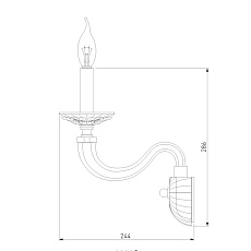 Бра Bogates Olenna 338/1 2
