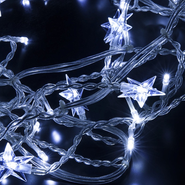 Светодиодная гирлянда Eurosvet бахрома 230V 100-002 белый изображение 5 Светодиодная гирлянда Eurosvet бахрома 230V 100-002 белый Фото № 5