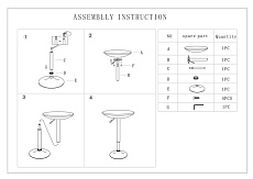 Барный стол Woodville Malibu 15268 1