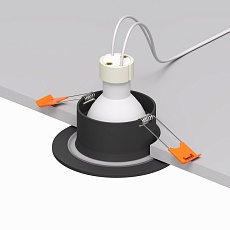 Встраиваемый светильник Denkirs Facet DK3016-BK 2