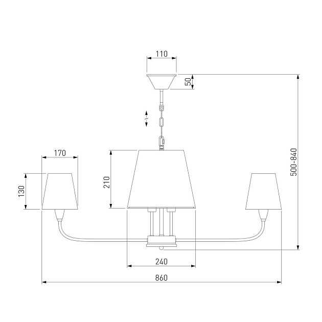 Подвесная люстра Eurosvet Milos 60153 никель Фото № 2