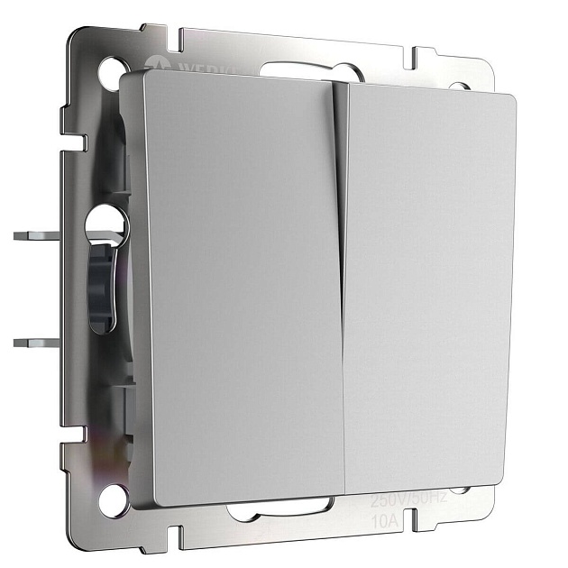 Перекрестный переключатель двухклавишный Werkel W1123008 4690389182181 Фото № 1