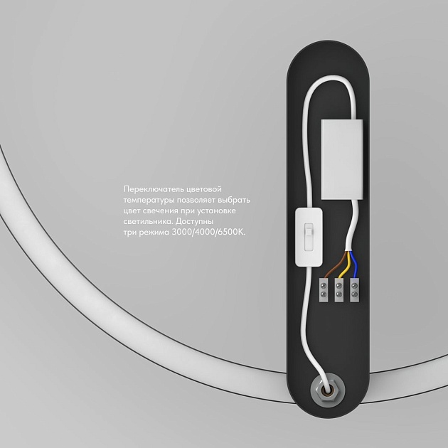 Настенный светодиодный светильник Denkirs Round DK5035-BK изображение 2 Настенный светодиодный светильник Denkirs Round DK5035-BK Фото № 2