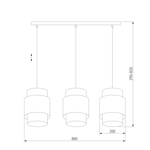 Подвесной светильник TK Lighting 6541 Boho Black Фото № 2