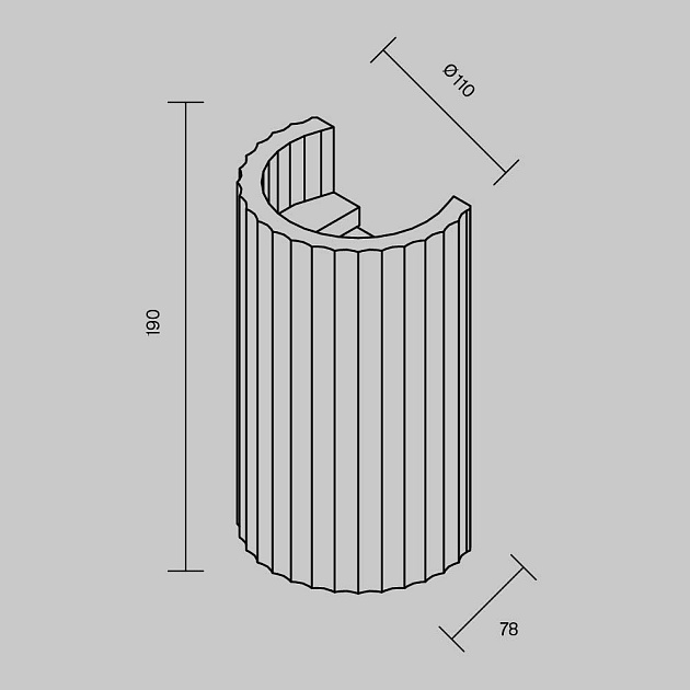 Бра Maytoni Technical C124WL-GU10-02-W изображение 2 Бра Maytoni Technical C124WL-GU10-02-W Фото № 2