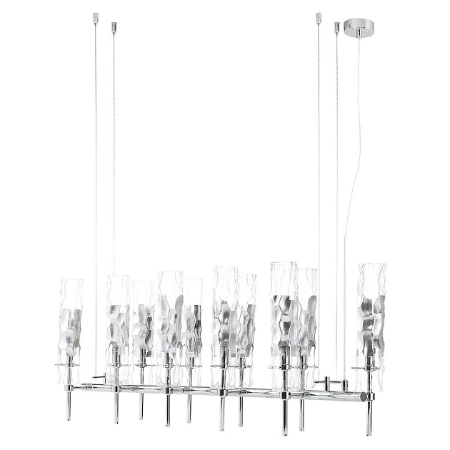 Подвесная люстра Crystal Lux Primavera SP10 Chrome изображение 3 Подвесная люстра Crystal Lux Primavera SP10 Chrome Фото № 3