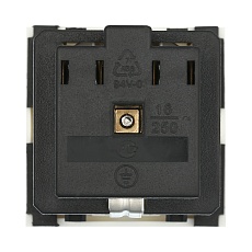 Розетка LK Studio с з/к, без шторок (белый) LK45 851304 1