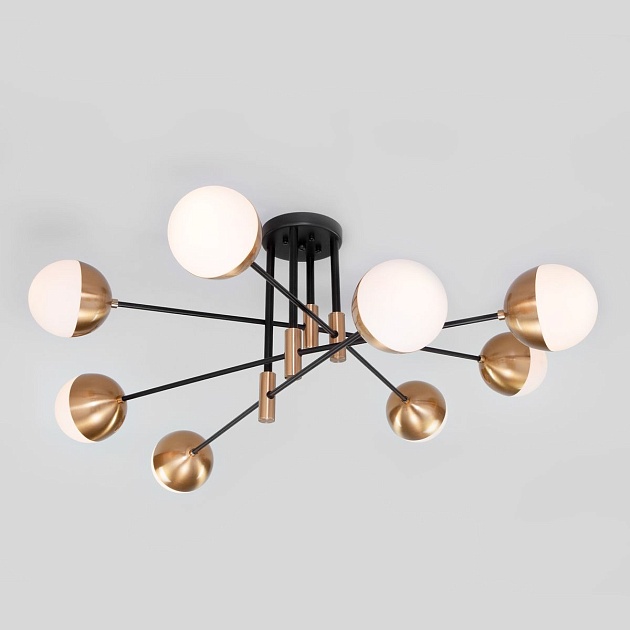 Потолочная люстра Eurosvet Nuvola 70129/8 латунь Фото № 6