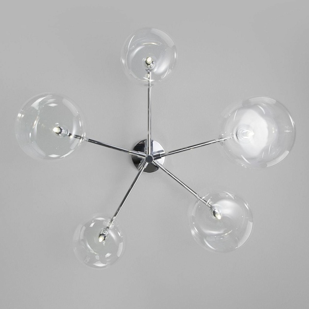 Потолочная люстра Eurosvet Jar 70128/5 хром Фото № 4