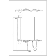 Подвесной светодиодный светильник Arte Lamp Klimt A2850SP-45PB 1