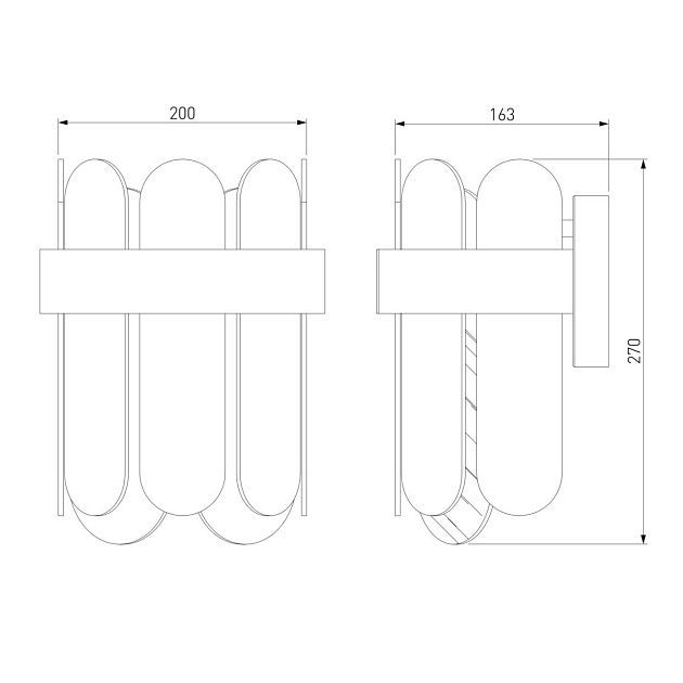 Настенный светильник Bogates Conte 333/1 Фото № 2