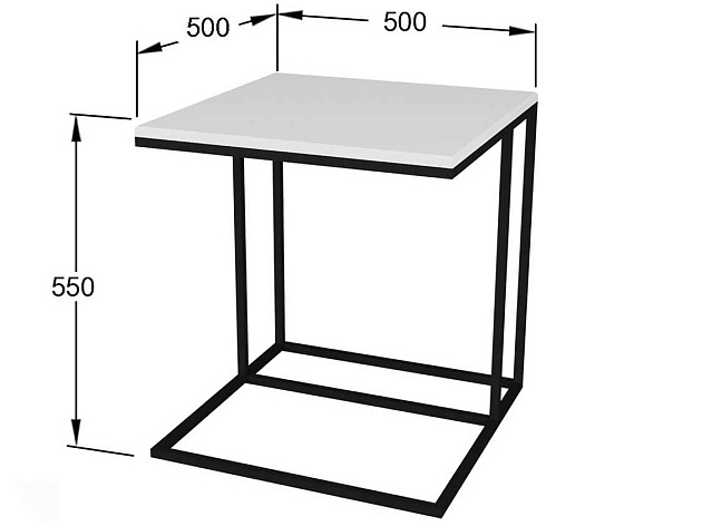 Приставной стол Мебелик Эгрет 001958 изображение 3 Приставной стол Мебелик Эгрет 001958 Фото № 3