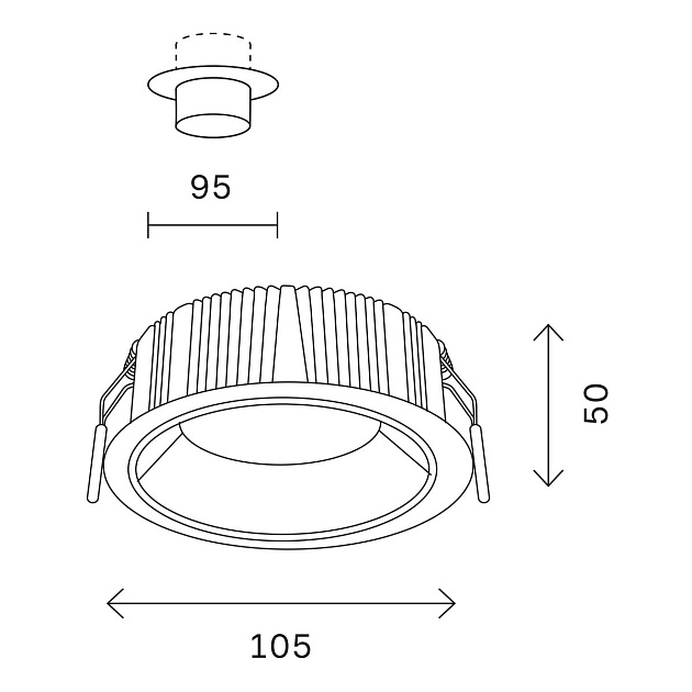 Встраиваемый светодиодный светильник ST Luce ST755.548.12 изображение 2 Встраиваемый светодиодный светильник ST Luce ST755.548.12 Фото № 2