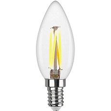 Лампа светодиодная филаментная REV С37 E14 5W 2700K DECO Premium теплый свет свеча 32359 4 1