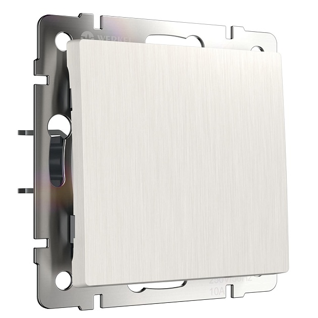 Выключатель одноклавишный Werkel перламутровый рифленый W1110013 4690389160783 изображение 1 Выключатель одноклавишный Werkel перламутровый рифленый W1110013 4690389160783 Фото № 1