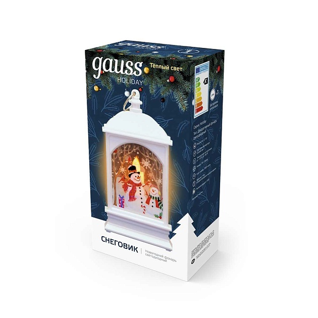 Светодиодный фонарь "Снеговик" Gauss Holiday HL030 Фото № 3