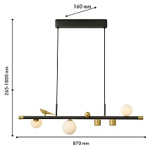 Подвесная светодиодная люстра Favourite Sparrow 4324-5P 1