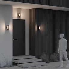 Уличный настенный светильник Maytoni Conf O451WL-01GF 2