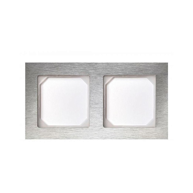 Рамка 2-постовая Liregus Epsilon сталь 28-2272 Фото № 1