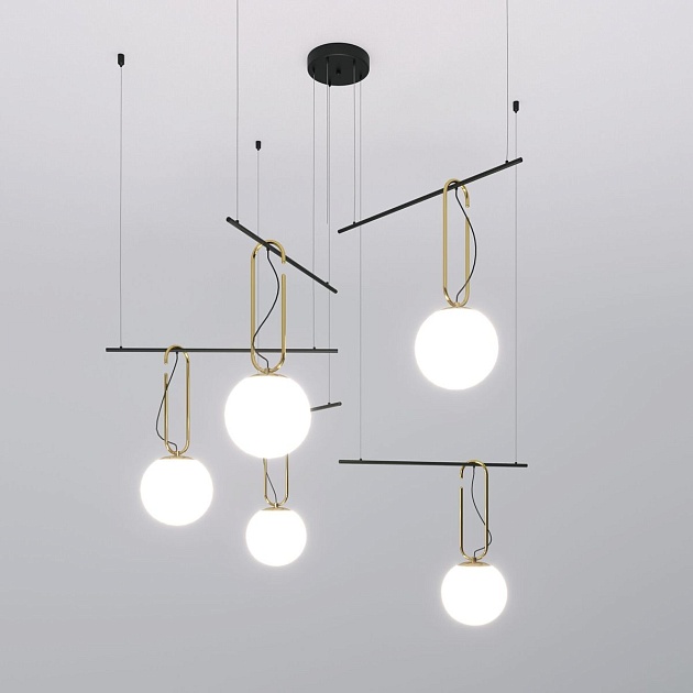 Подвесная люстра Eurosvet Riche 70143/5 черный Фото № 1