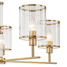 Подвесная люстра Indigo Dante 13022/5R Brass V000409 2