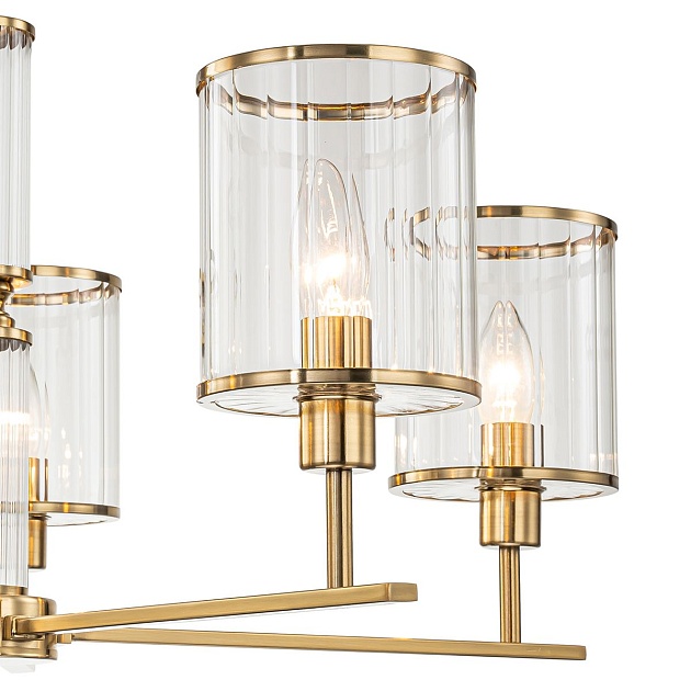 Подвесная люстра Indigo Dante 13022/5R Brass V000409 изображение 3 Подвесная люстра Indigo Dante 13022/5R Brass V000409 Фото № 3