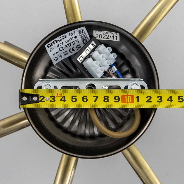 Потолочная люстра Citilux Франческа CL417173 изображение 2 Потолочная люстра Citilux Франческа CL417173 Фото № 2