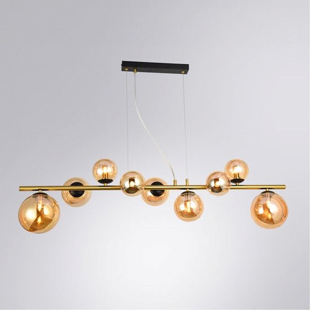 Подвесная люстра Arte Lamp Gemini A2243SP-9PB Фото № 3