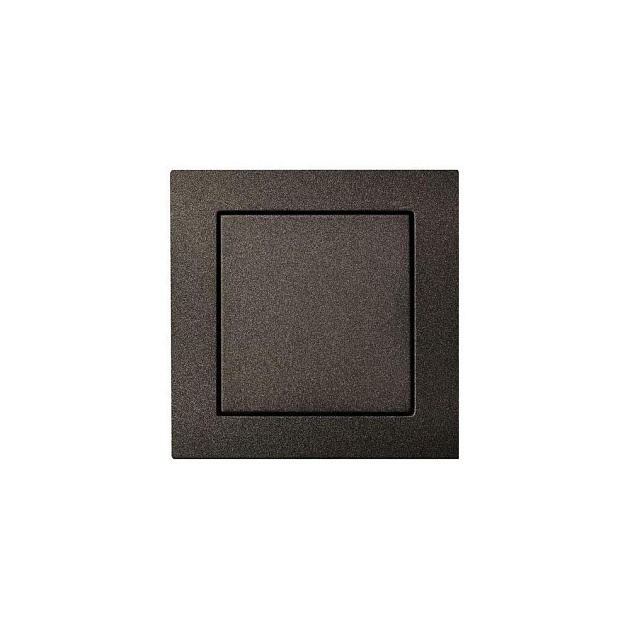 Выключатель одноклавишный Liregus Epsilon антрацит 28-102 Фото № 1