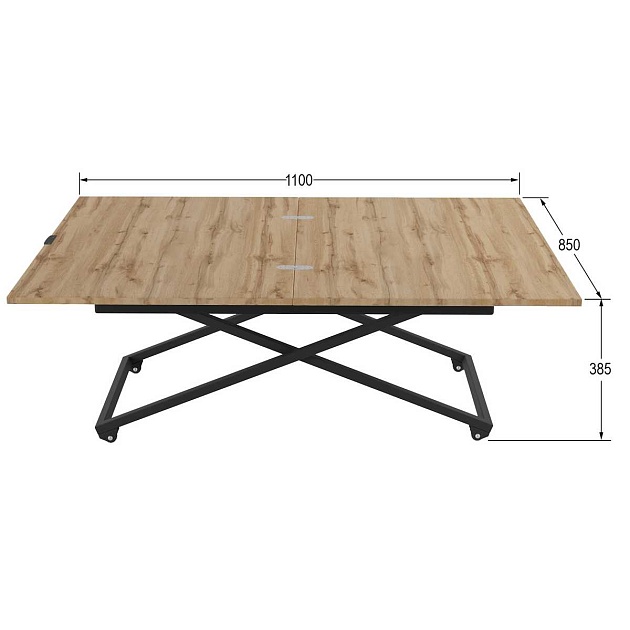 Стол-трансформер Мебелик Андрэ 007801 изображение 4 Стол-трансформер Мебелик Андрэ 007801 Фото № 4