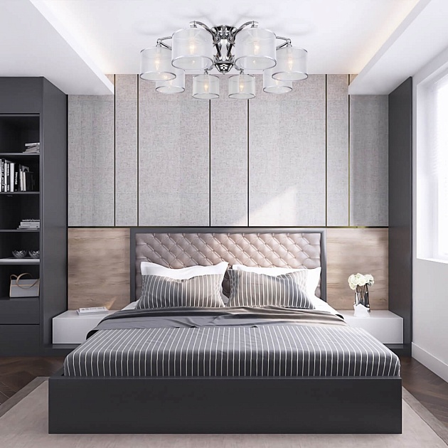 Потолочная люстра Eurosvet Fabiola 60124/8 хром Smart Фото № 2