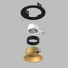 Комплект со светильником Lightstar Domino Round (214617+214603+214007) D61703BMOD 3