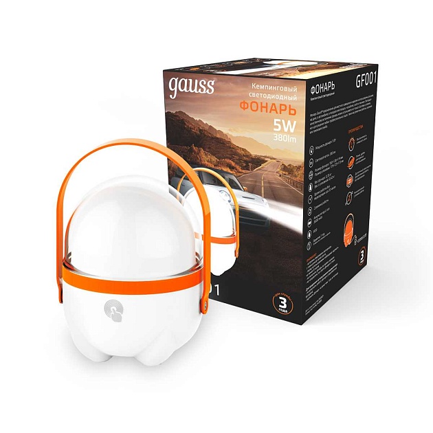 Кемпинговый светодиодный фонарь Gauss GF001 Фото № 6