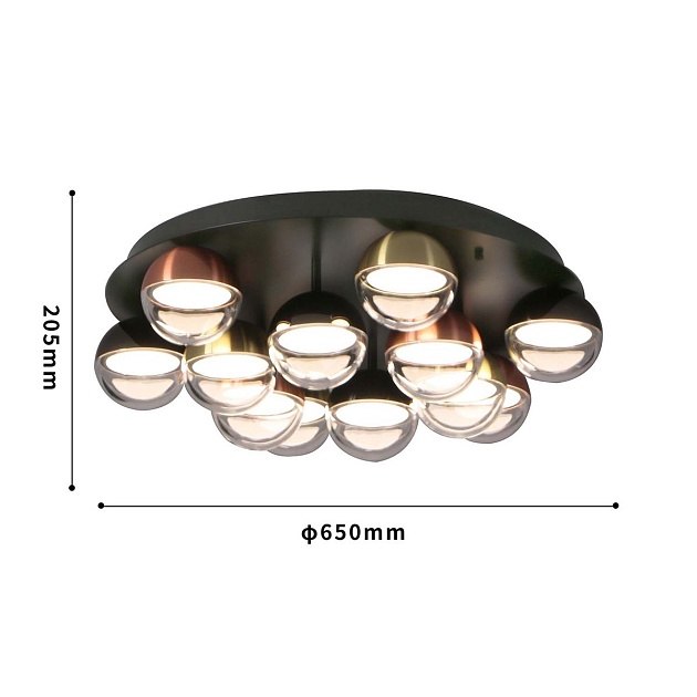 Потолочная светодиодная люстра Favourite Luna 4371-12C Фото № 2