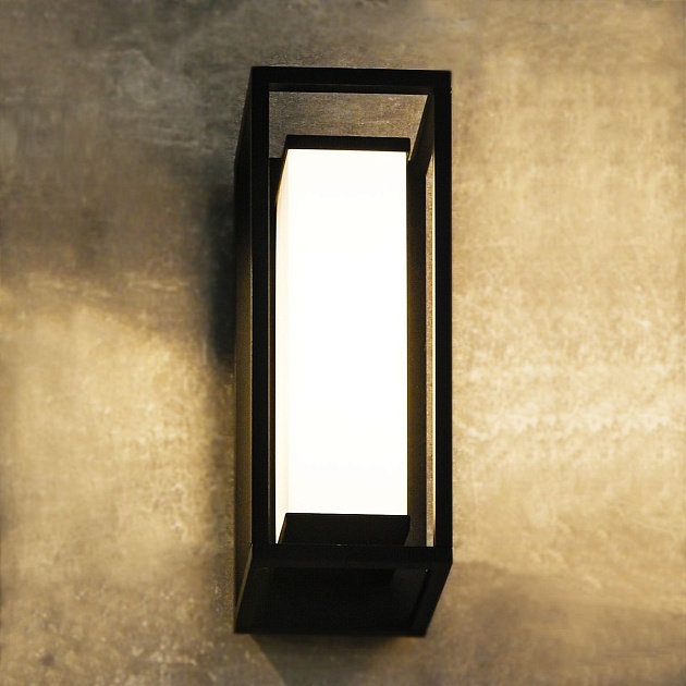 Уличный настенный светодиодный светильник Favourite Barer 4385-1W изображение 3 Уличный настенный светодиодный светильник Favourite Barer 4385-1W Фото № 3