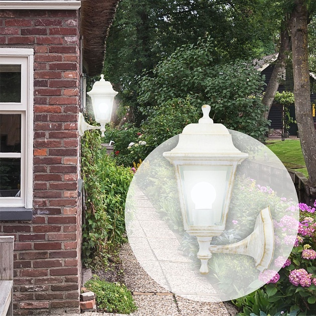 Уличный настенный светильник Apeyron Леда 11-11белп изображение 3 Уличный настенный светильник Apeyron Леда 11-11белп Фото № 3