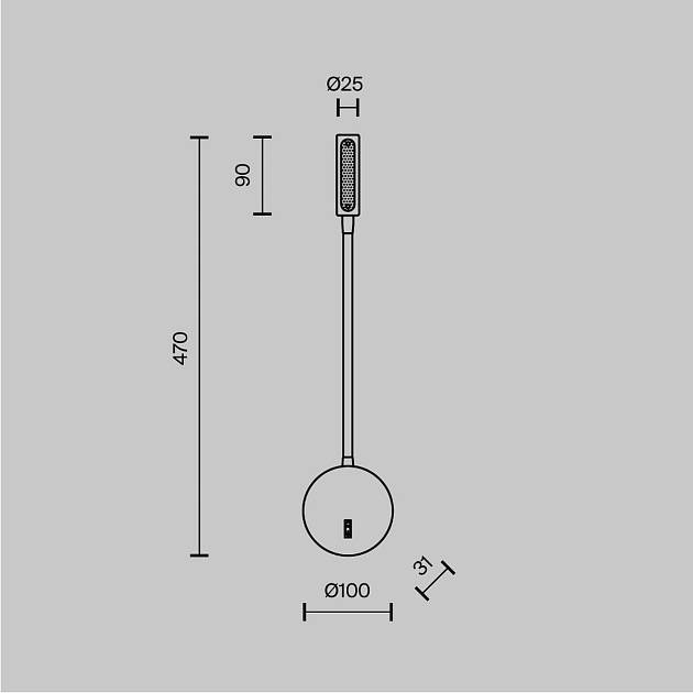 Бра Maytoni Stem C035WL-L3B3K изображение 2 Бра Maytoni Stem C035WL-L3B3K Фото № 2