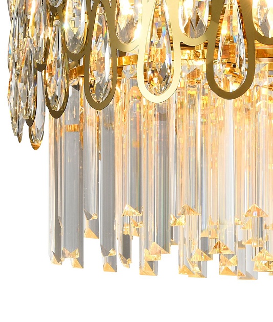 Подвесная люстра Natali Kovaltseva Navis 76019/8C Gold Фото № 3