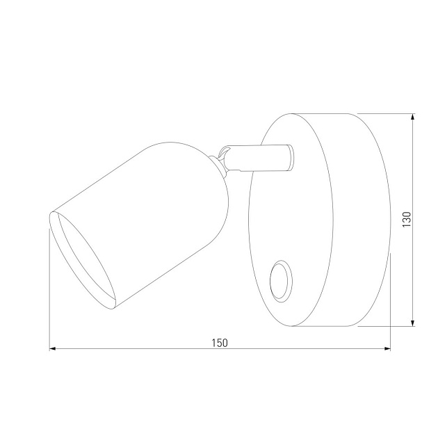 Спот TK Lighting 4415 Top Black Фото № 2