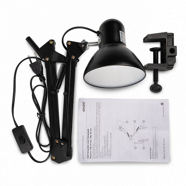 Настольная лампа ФАZA TBL-01-bk изображение 5 Настольная лампа ФАZA TBL-01-bk Фото № 5