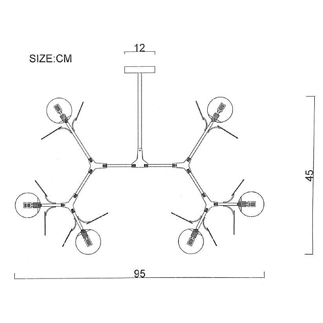 Потолочная люстра Imperium Loft Matisse 191898-26 Фото № 2