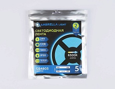 Светодиодная лента Ambrella Light GS4803 COB 616Led/19W m/ 24V IP20 6500K/ 5m*12mm*2mm (2 конт.) GS4803 3