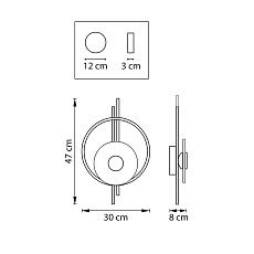 Бра Erica Lightstar 609622 1