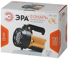 Фонарь-прожектор светодиодный ЭРА аккумуляторный 208х133 300 лм PA-602 Б0031033 1